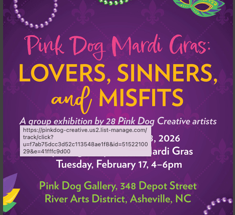 Pink Dog Mardi Gras: Lovers, Sinners & Misfits