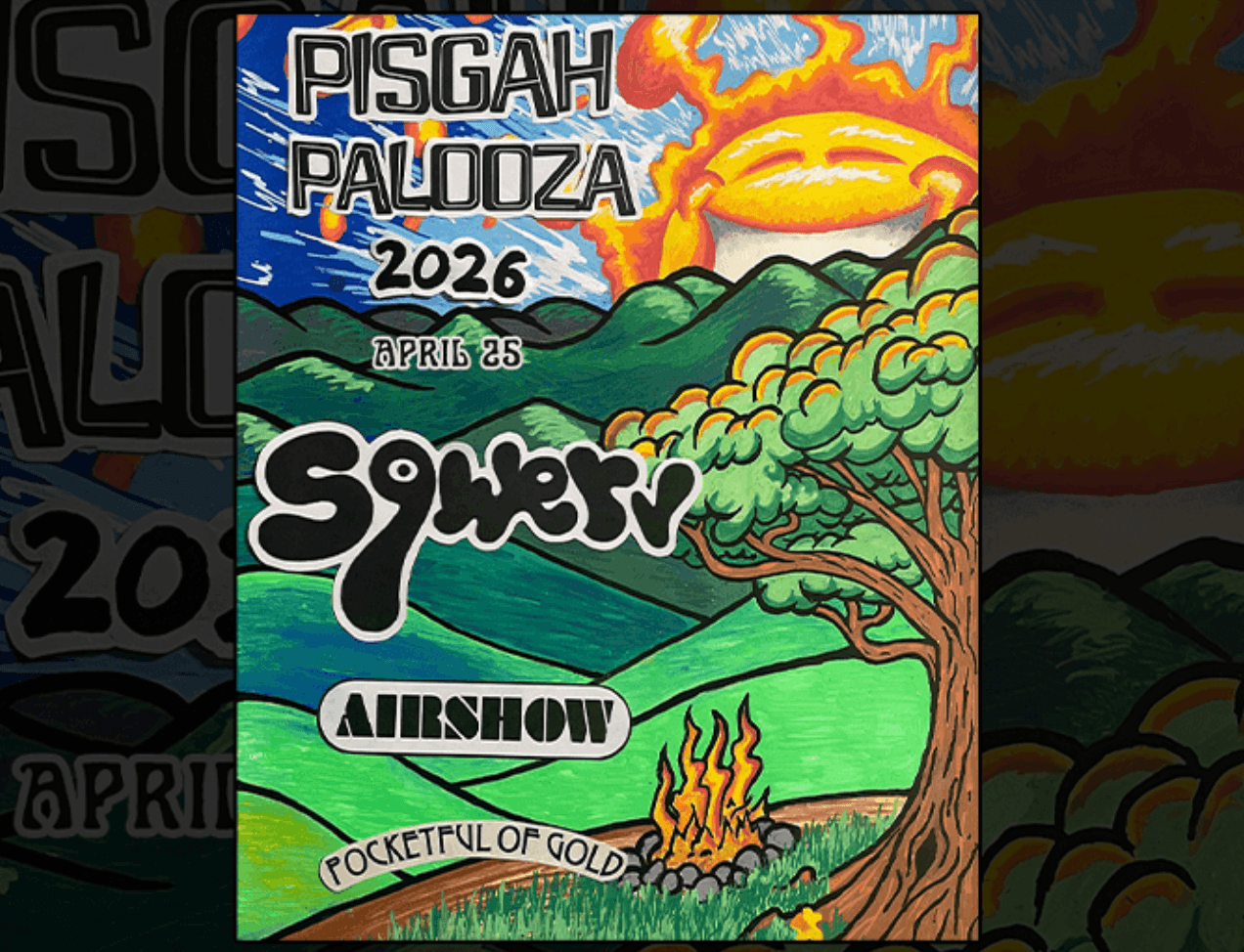 Pisgah Palooza 2026 w/Sqwerv, Airshow & Pocketful of Gold