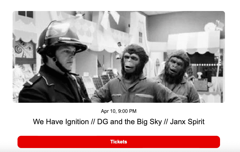 We Have Ignition, DG and the Big Sky & Janx Spirit