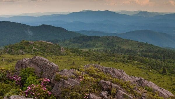 Backpacking in Grayson Highlands State Park