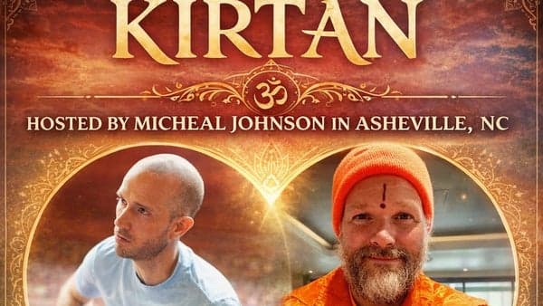 Kirtan with Micheal Johnson - BhaktiYogaMonk - Monk Prema