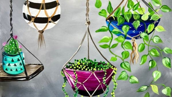 Paint & Sip- Boho Hanging Plants