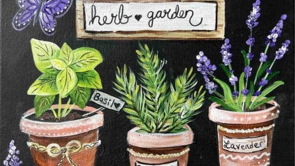 Paint & Sip- Herb Garden