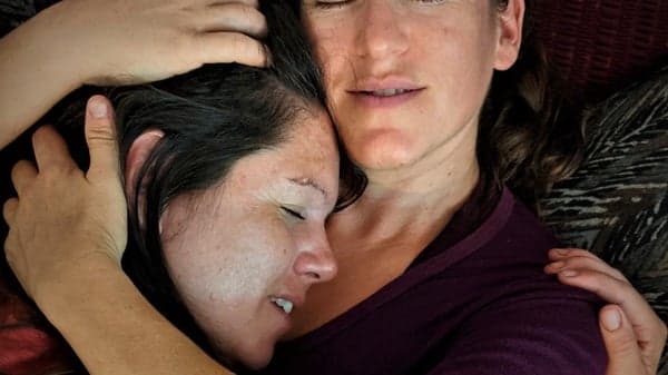 Quiet Co-regulation cuddles