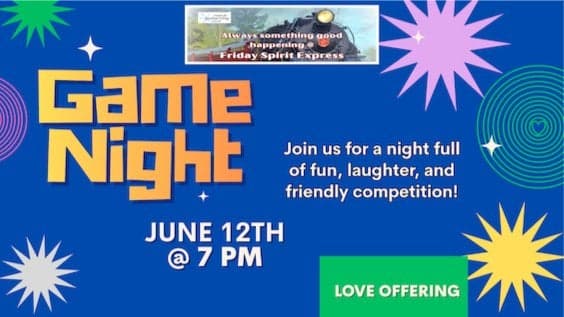 🎲✨ Friday Spirit Express: Game Night ✨🎲