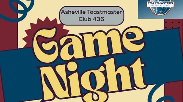 GAME NIGHT WITH AVL TOASTMASTERS!
