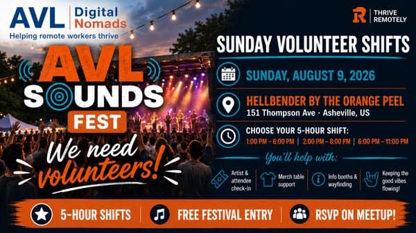 Volunteer at AVL Sounds Fest