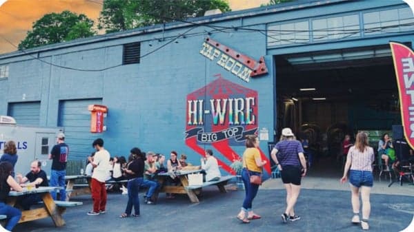 Pre-Season Social at Hi-Wire Brewery in Biltmore Village