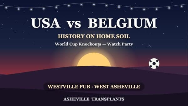 History on Home Soil: USA vs Belgium — World Cup Watch Party 🇺🇸