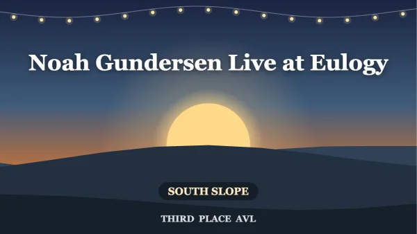 Noah Gundersen Live at Eulogy — Pre-Show Drinks on the South Slope
