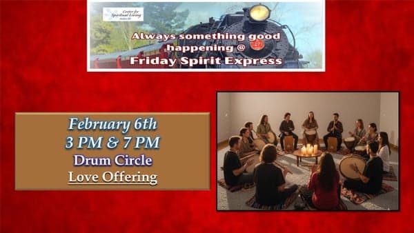 ๐ฅ Fri Spirit Express: Drum Circle ๐ฅ