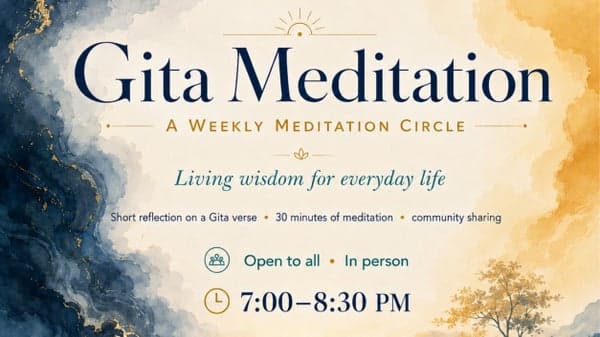 Come Sit With Us - Community Meditation