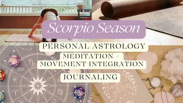 Sun Circle: Scorpio Season