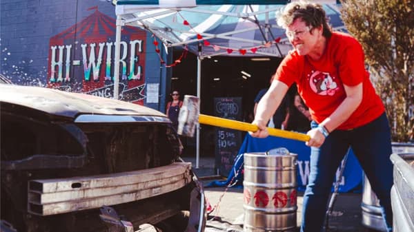 Cupid Is Stupid - Car Smash @ Hi-Wire Brewing