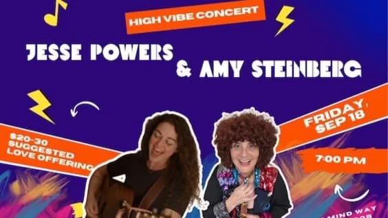 ๐ถ Fri Spirit Express: Amy Steinberg & Jesse Powers โ Live in Concert ๐ถ