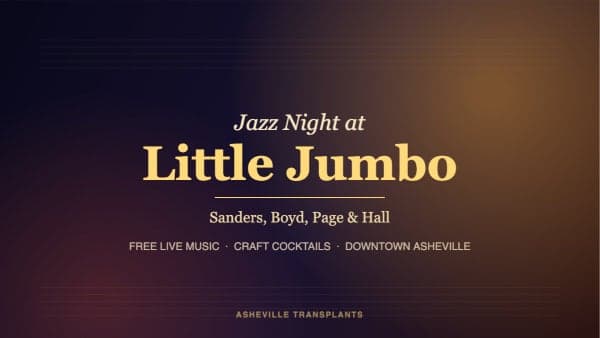 Tuesday Jazz Night at Little Jumbo — Sanders, Boyd, Page & Hall