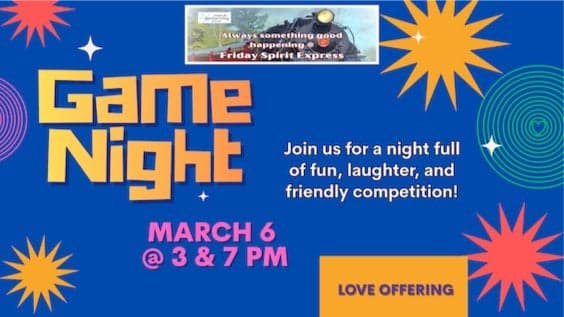 🎲 Friday Spirit Express: Game Night