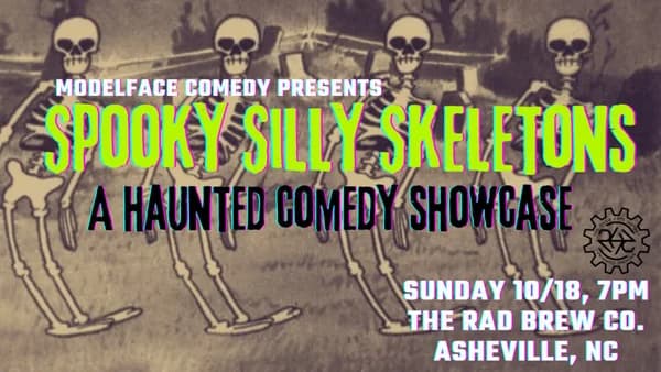 Spooky Silly Skeletons, haunted comedy showcase