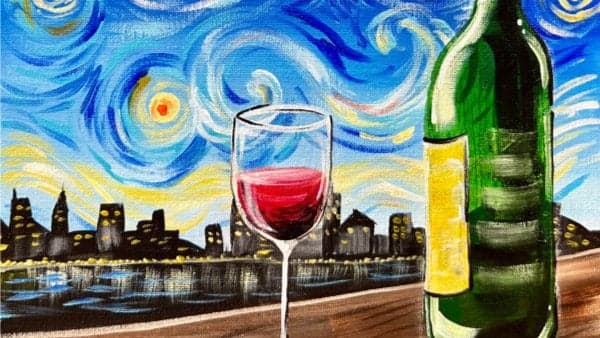 Sunday Funday Van Gogh and Wine