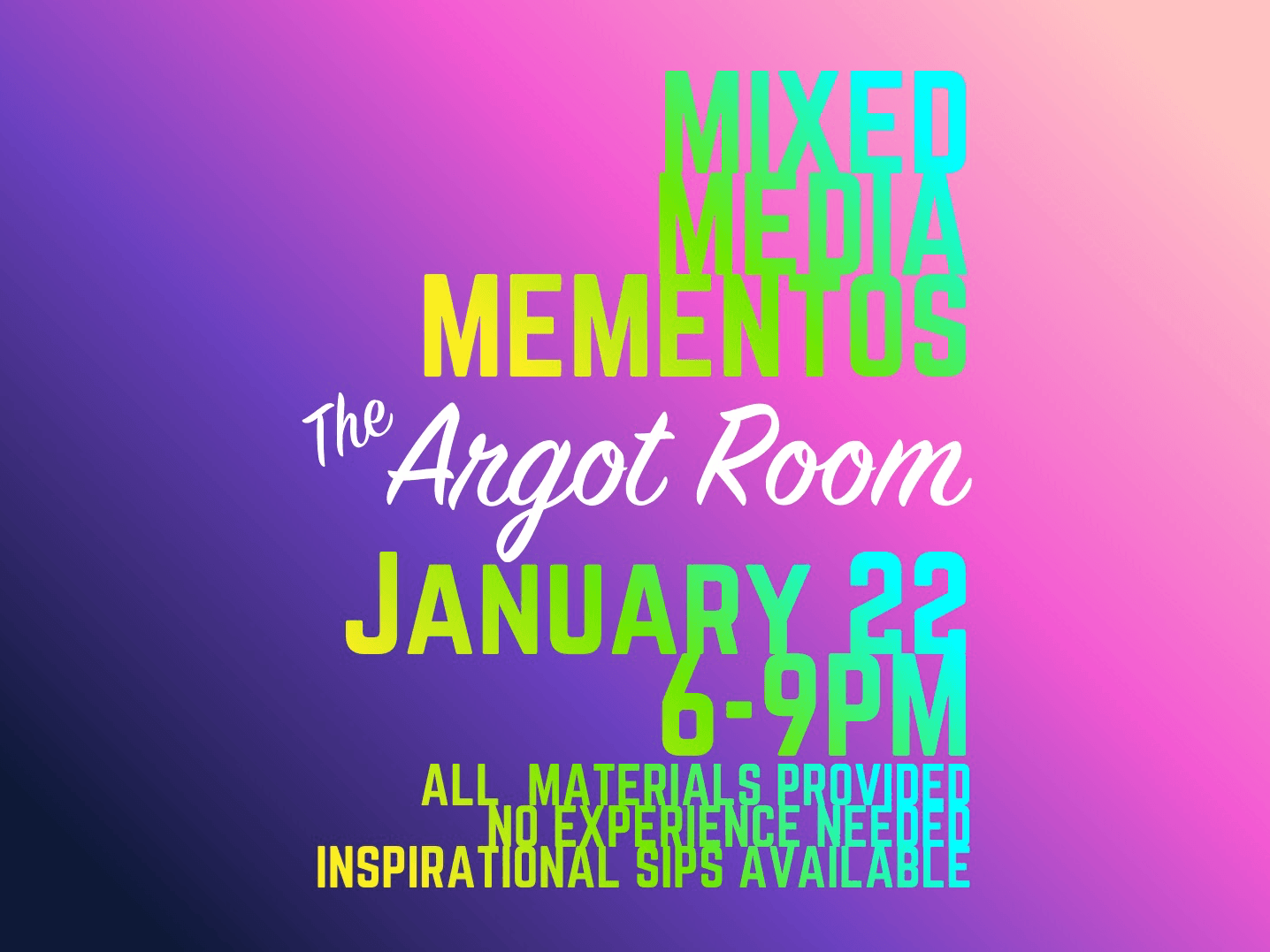 Mixed Media Mementos The Argot Room