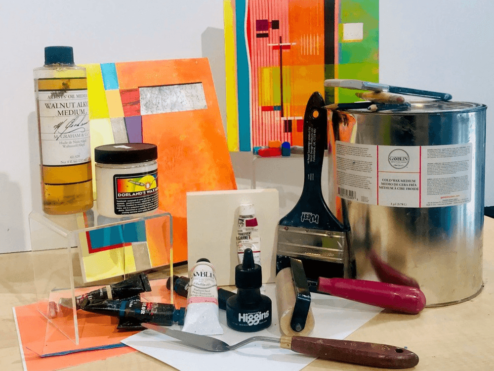 Cold Wax for Beginners: Leveraging Color Workshop