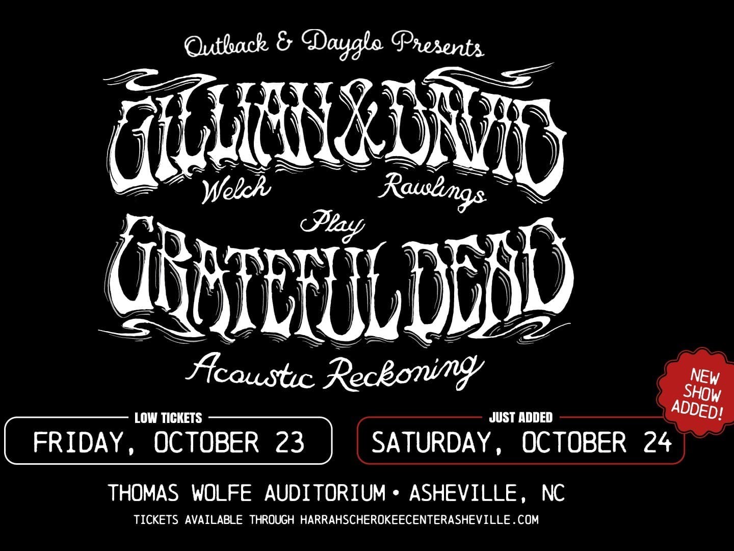 Gillian Welch & David Rawlings play Grateful Dead Acoustic Reckoning
