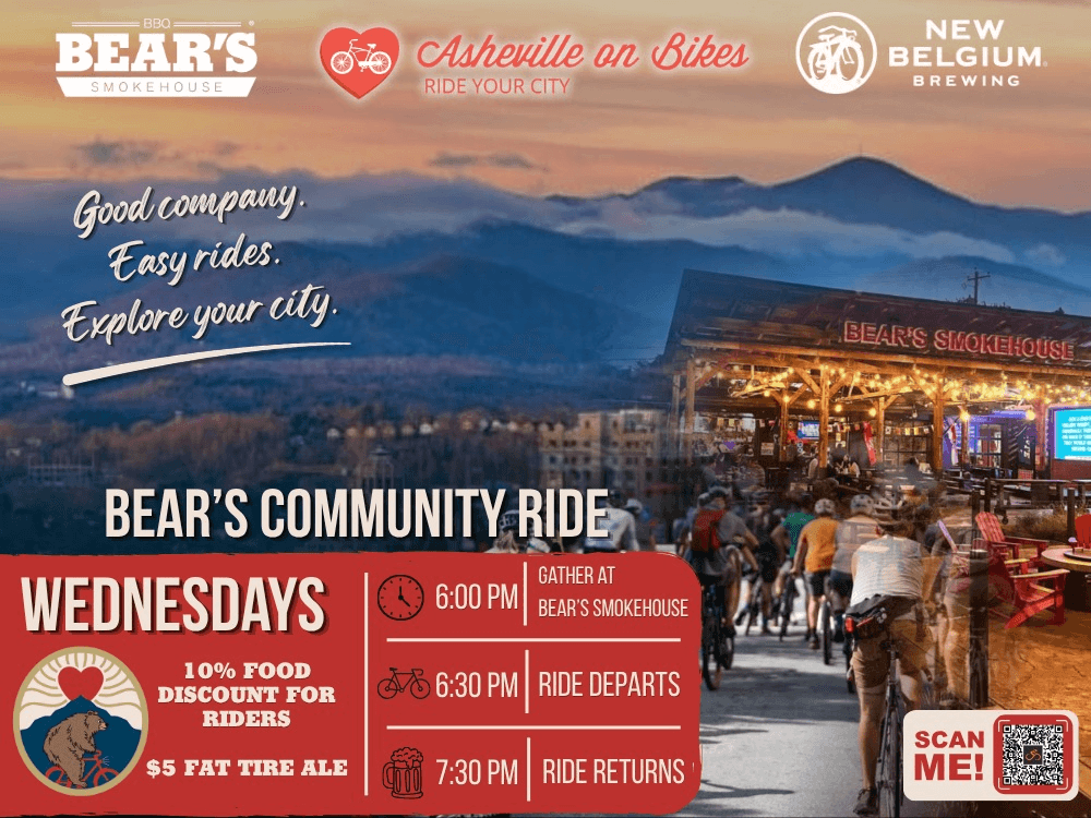 Bear's Community Ride: A Weekly Asheville Social Ride