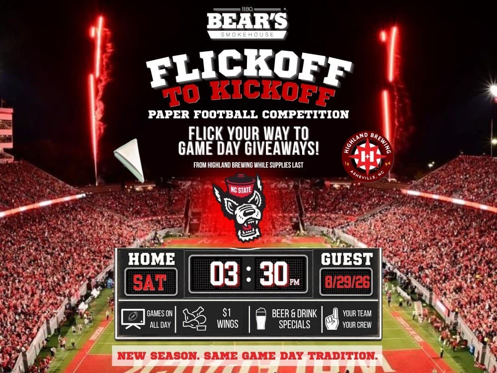 Flickoff to Kickoff: A Paper Football Competition at Bears Smokehouse BBQ