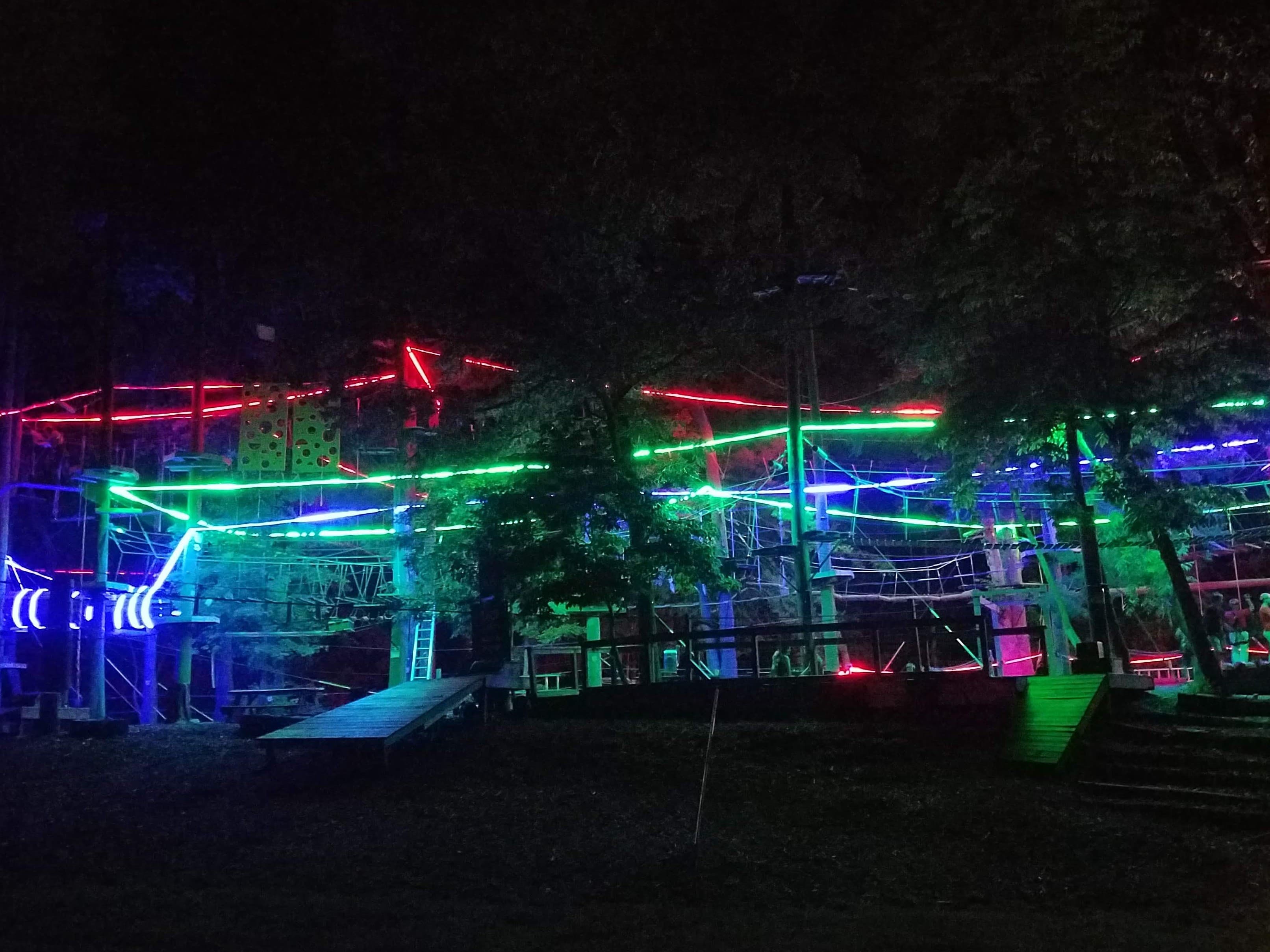 Adventure Center of Asheville Twilight in the Treetops Summer Night Climbs