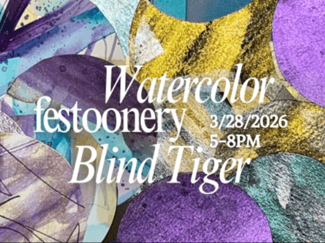 Watercolor Festoonery Blind Tiger Hotel
