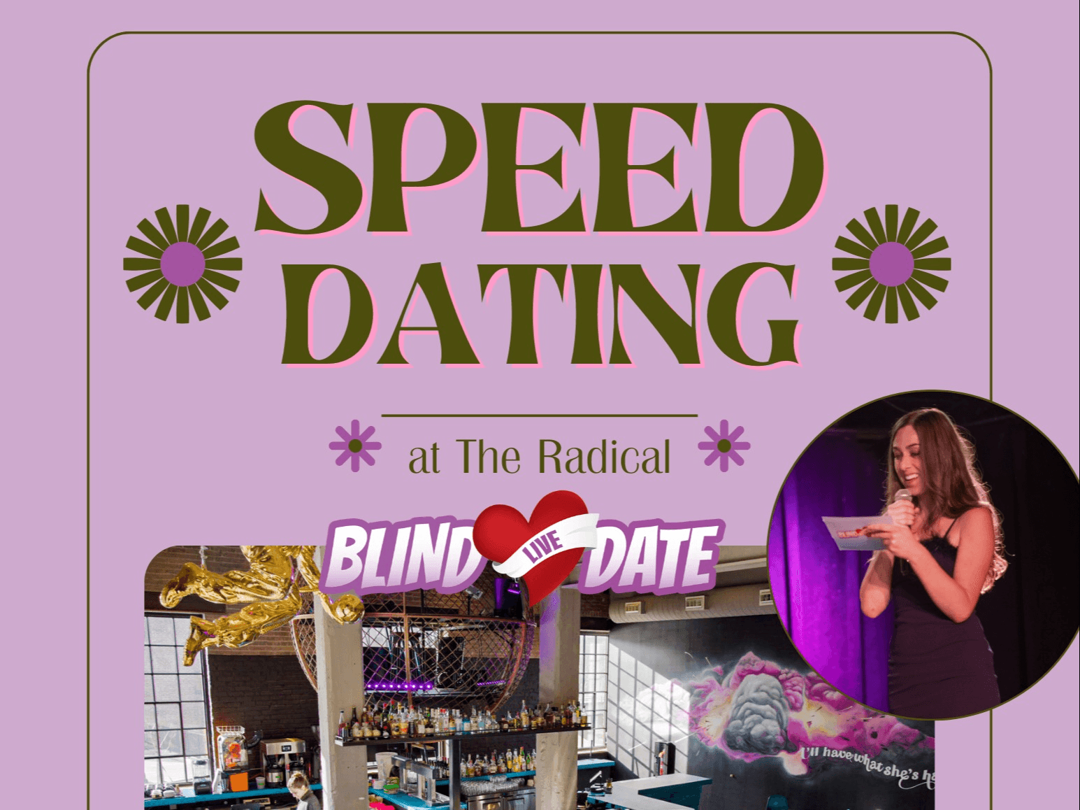 Speed Dating with Blind Date Live