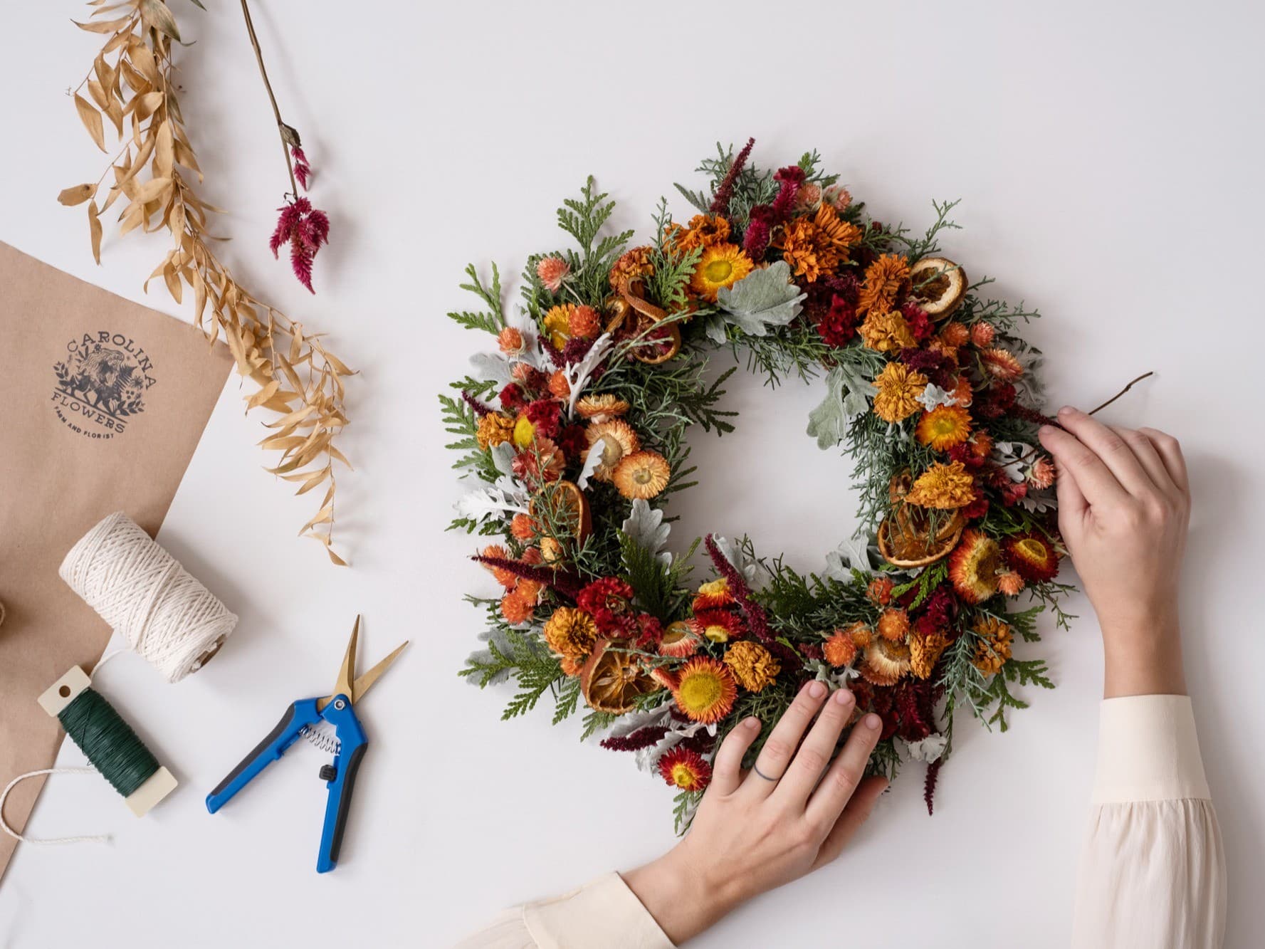 Dried Flower Wreath Workshop