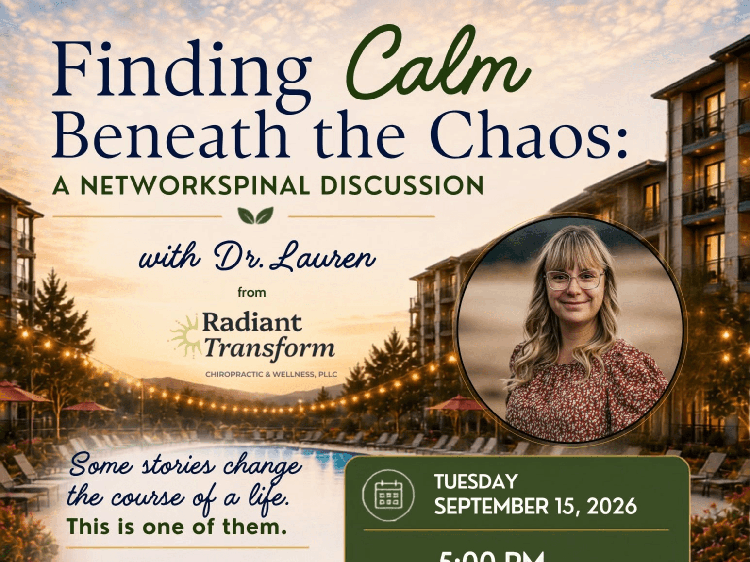Finding Calm Beneath Chaos - NetworkSpinal Discussion @ Weller at the Preserve