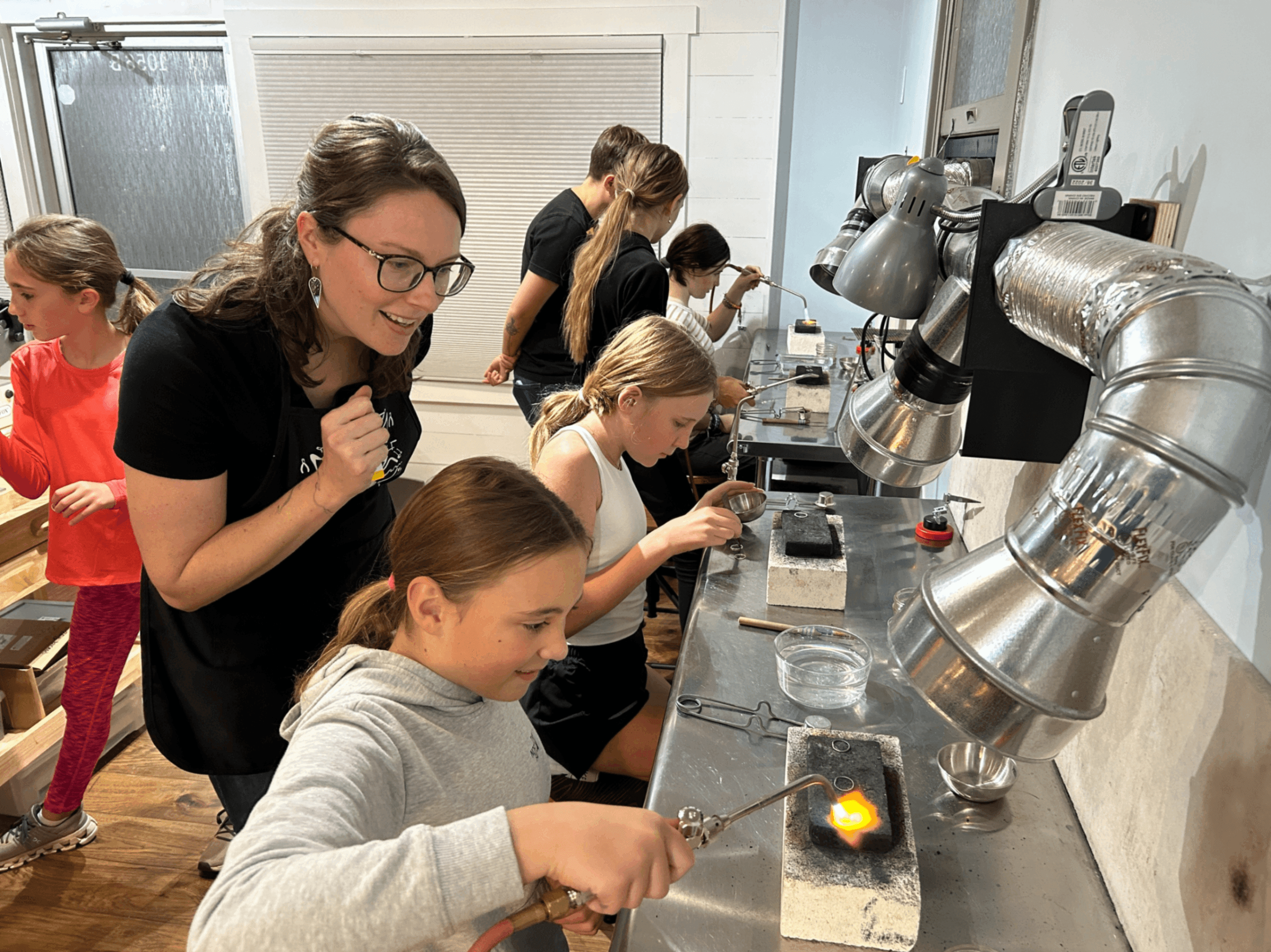 July Art + Metalsmithing Camp for ages 9-13!