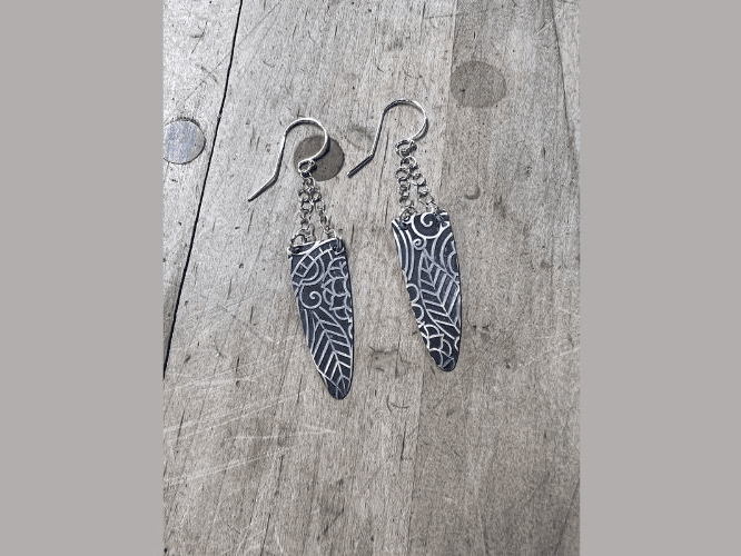 Boho Brass Earrings with Workshops/Classes/Appointments