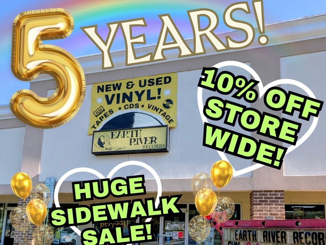 EARTH RIVER RECORDS 5TH ANNIVERSARY SALE / PARTY!