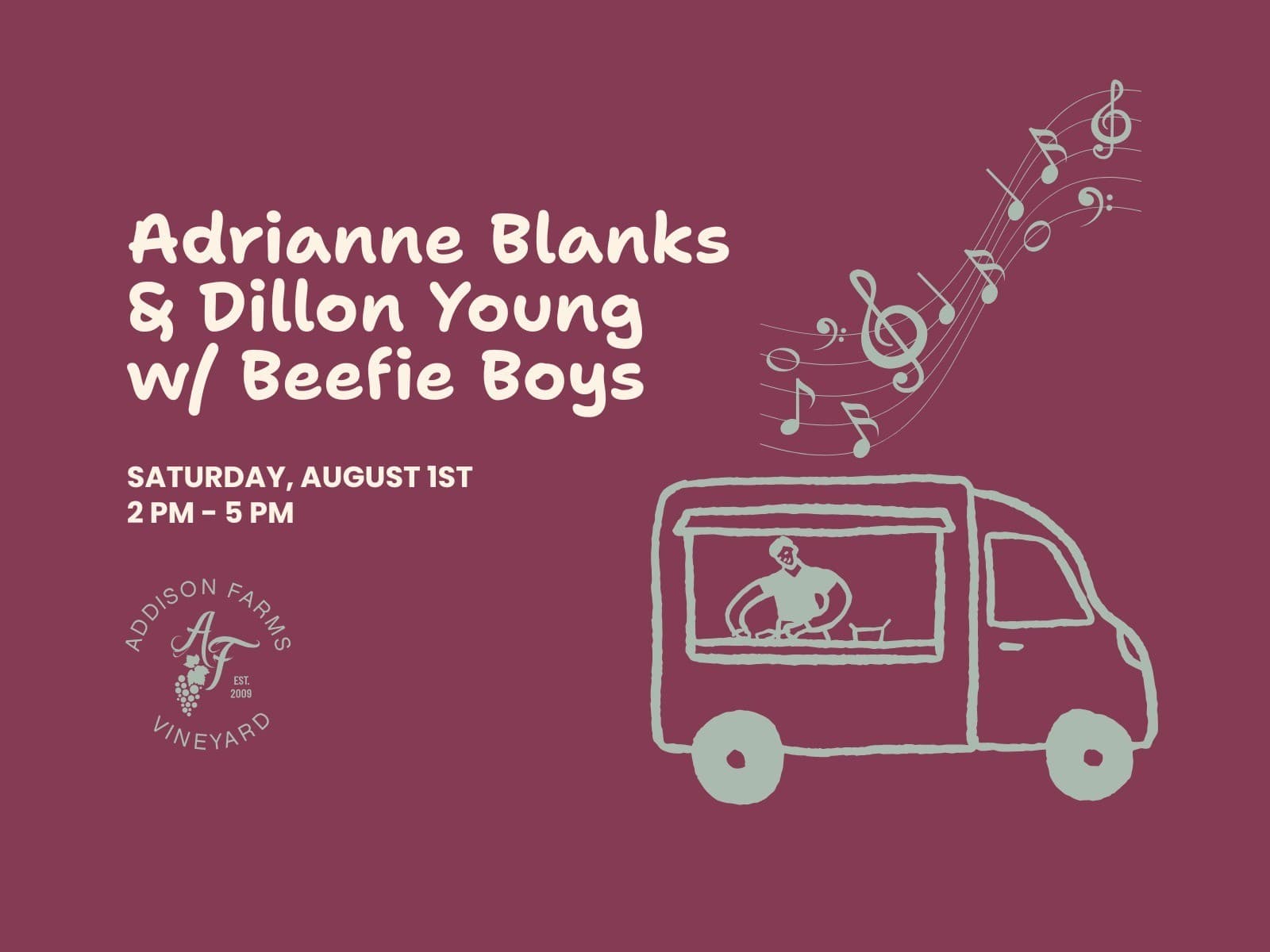 Adrianne Blanks & Dillon Young w/ Beefie Boys Food Truck