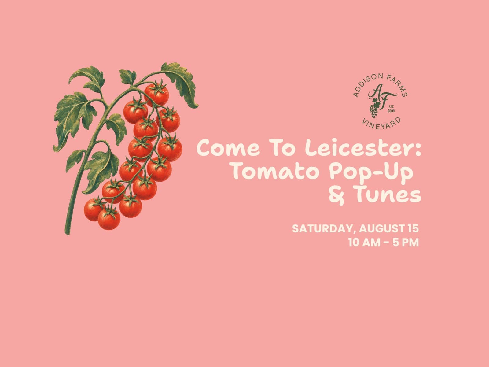 Come To Leicester: Tomato Pop Up & Tunes