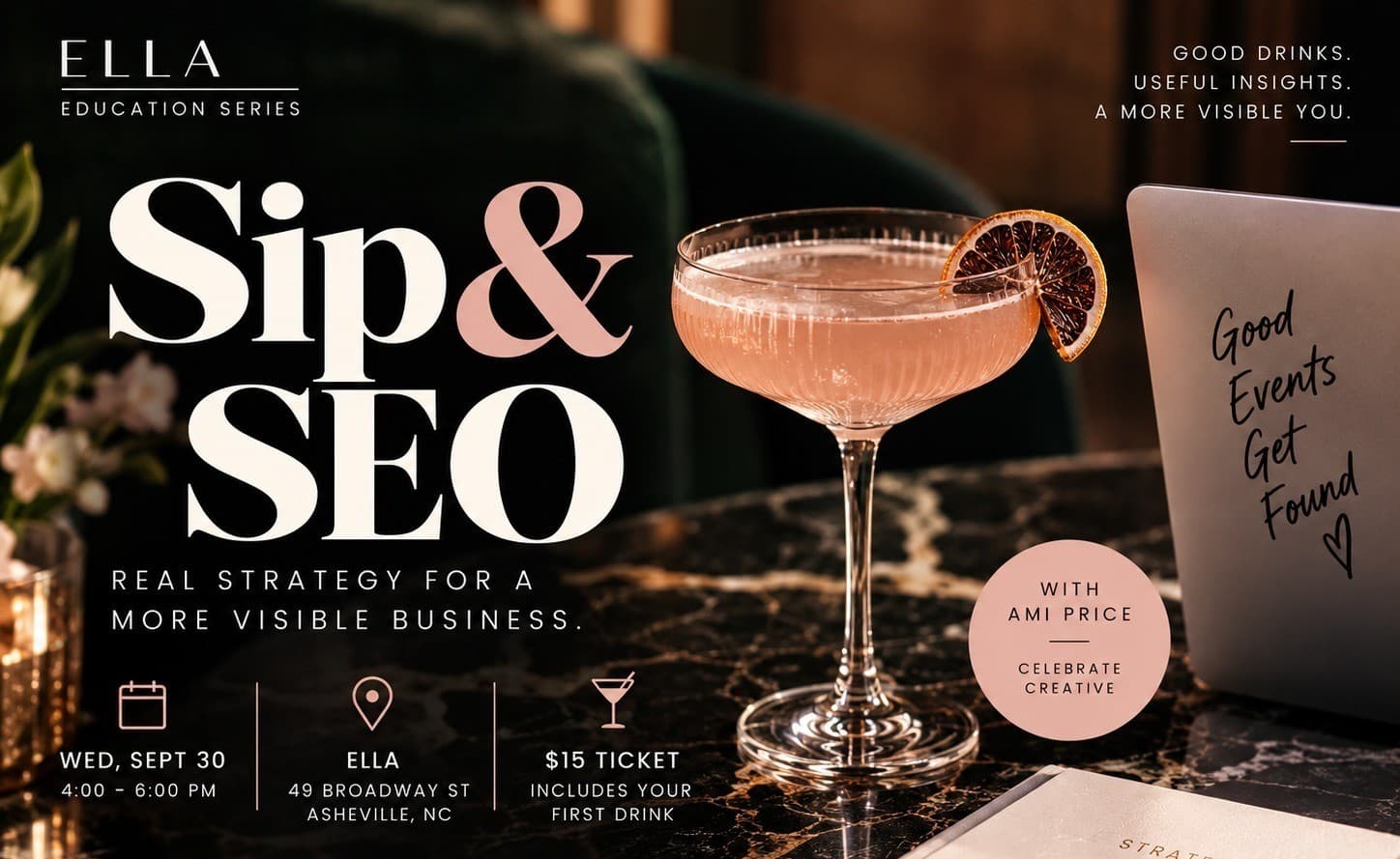 Sip & SEO: Get Found. Get Booked
