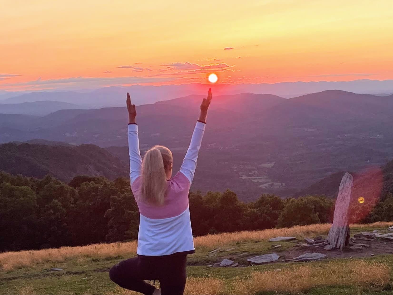 Sunset Horse Yoga with Singing Bowls