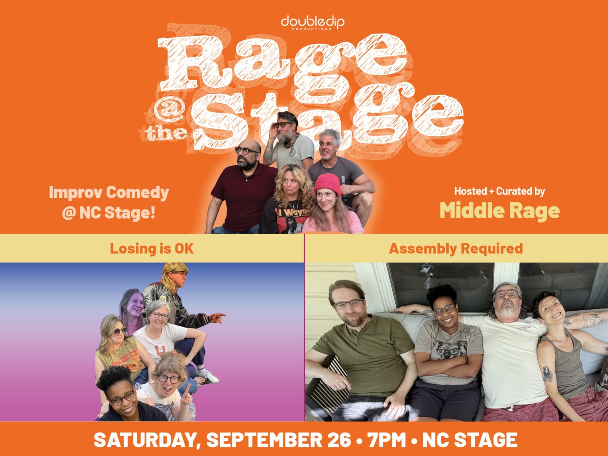 Rage @ The Stage: A Frenzied Evening of Improv Comedy at NC Stage!