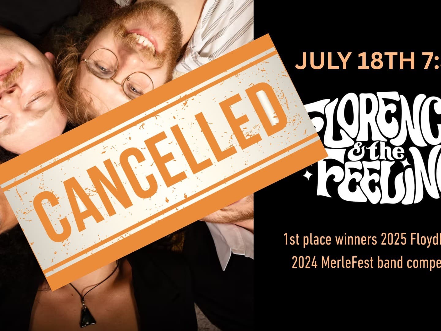 Event Cancelled: Florencia & The Feeling