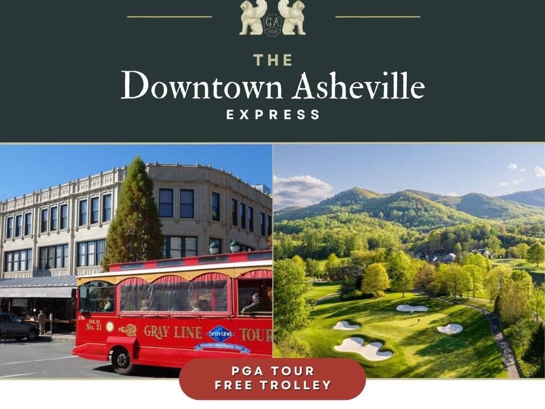 Ride Free from the Biltmore Championship Asheville to Downtown Asheville