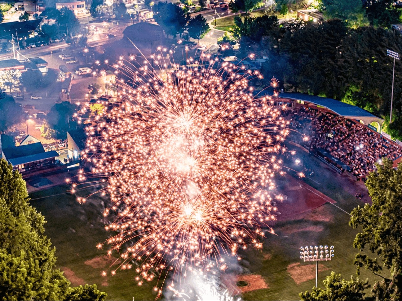 Independence Day @ HomeTrust Park: Asheville Tourists vs Hub City Spartanburgers