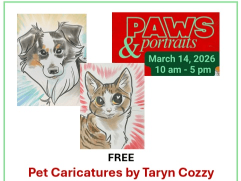 Paws & Portraits – 2nd Saturday