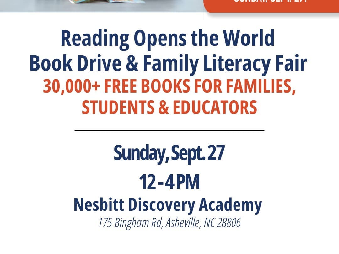 Reading Opens the World Book Drive and Family Literacy Fair