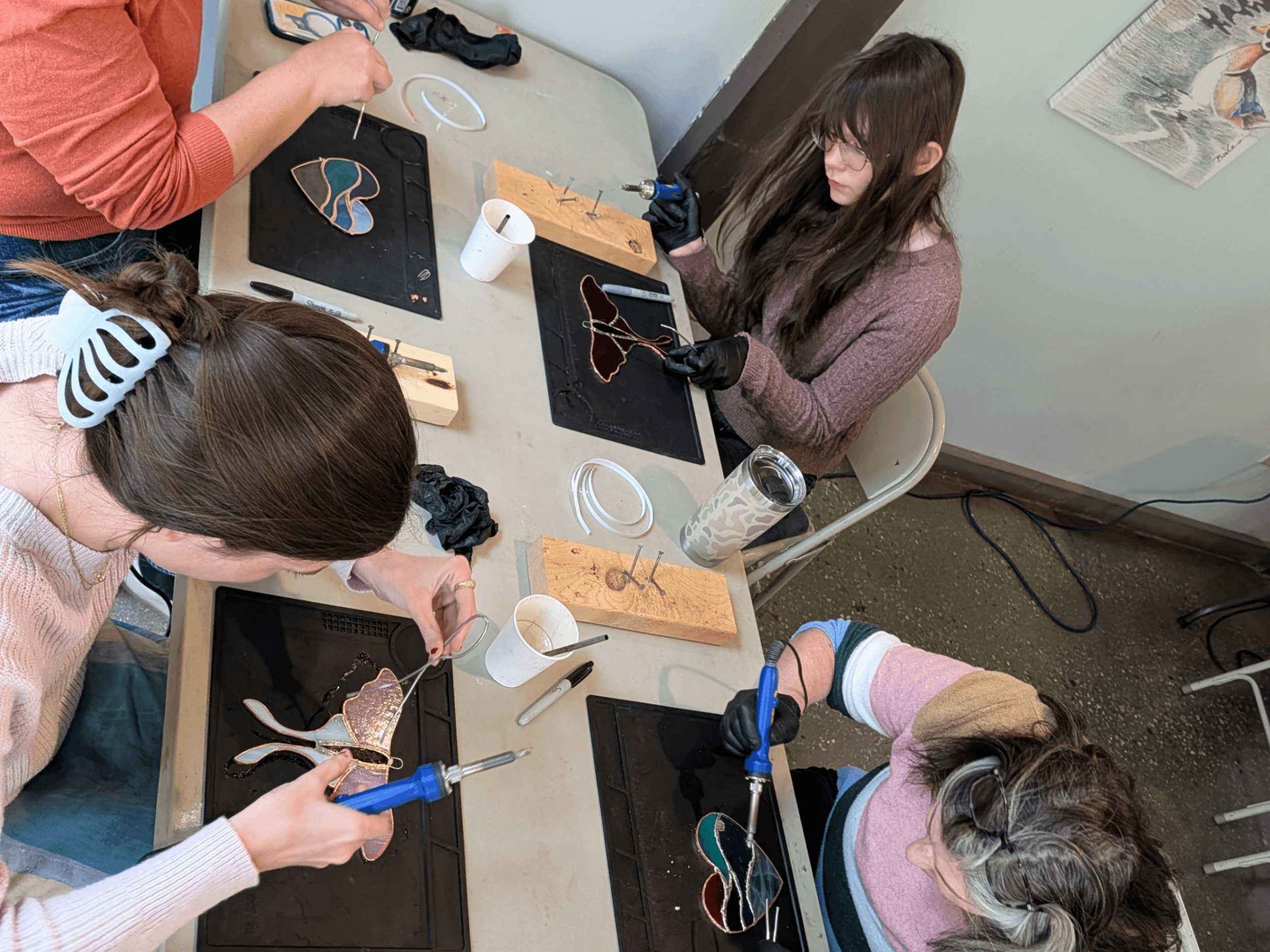 Stained Glass Mobile Workshop: Hiwire Brewery River Arts District (RAD)