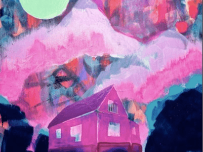 Home Sweet Home Abstract Painting Workshop