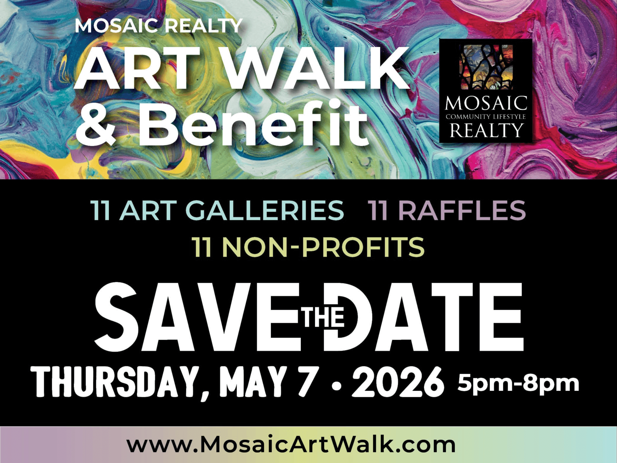 Mosaic Art Walk & Benefit 2026