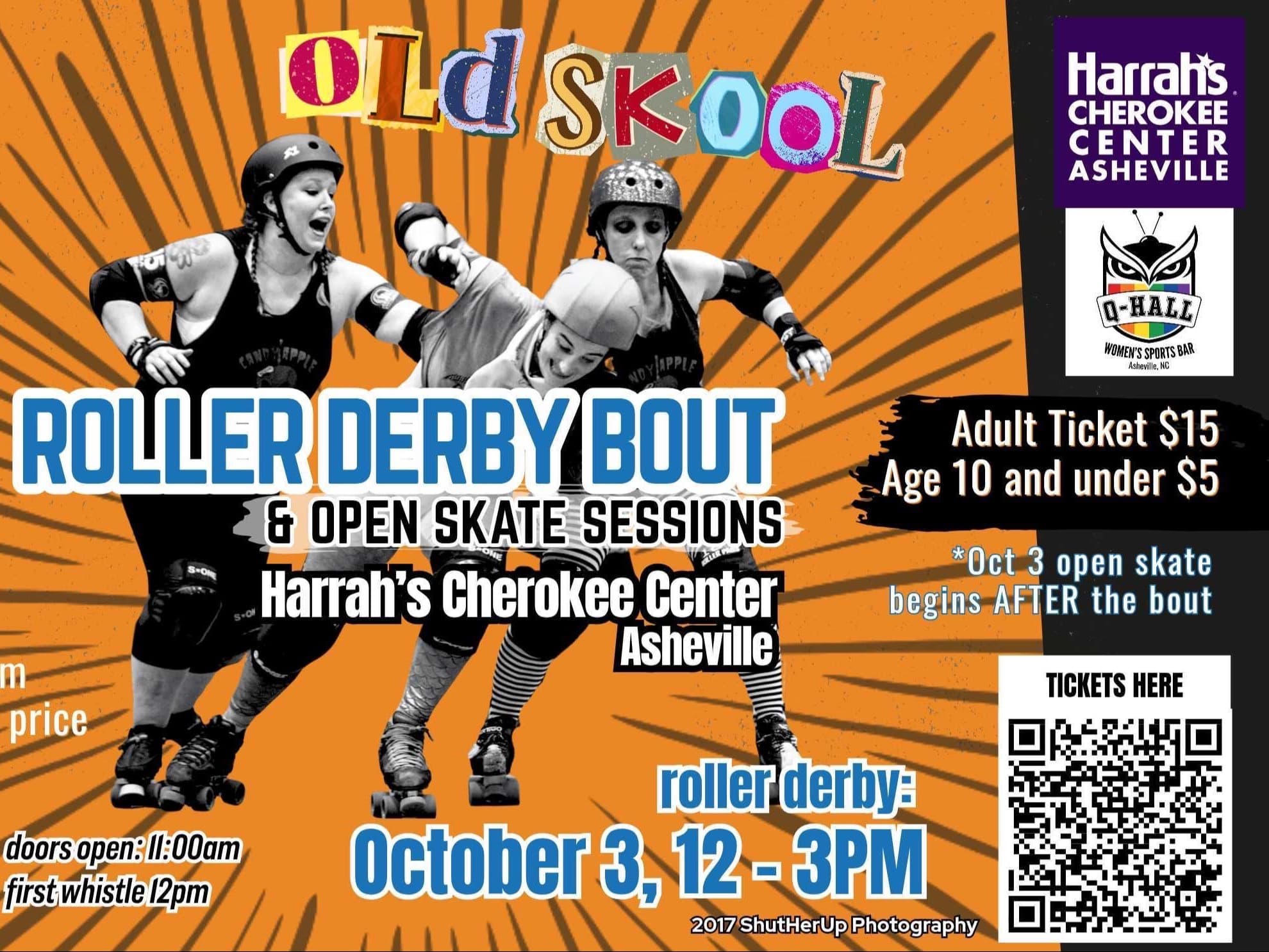 Old Skool Roller Derby Bout